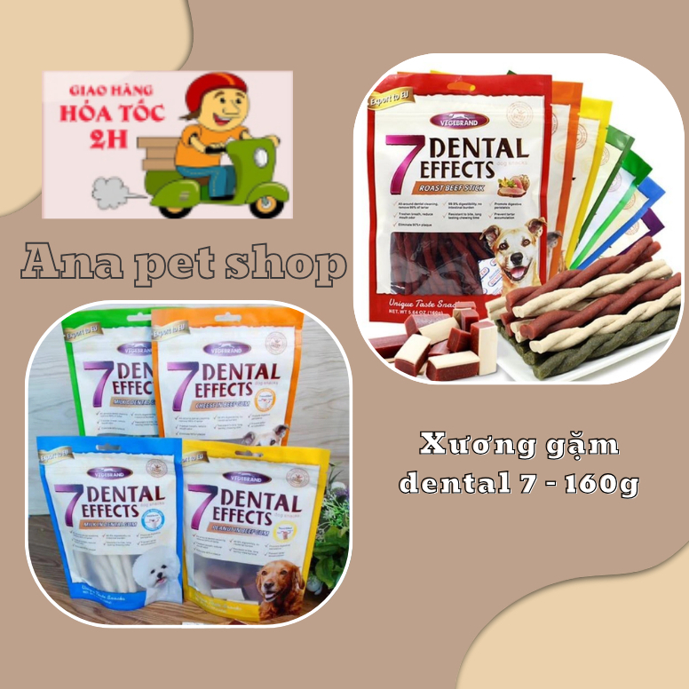 Xương gặm 7 Dental Efects-160g