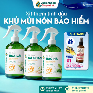 Chai Xịt Thơm Mũ Nón Bảo Hiểm VUATINHDAU 100ml/300ml/500ml Xịt Khử Mùi, Vệ Sinh Nón