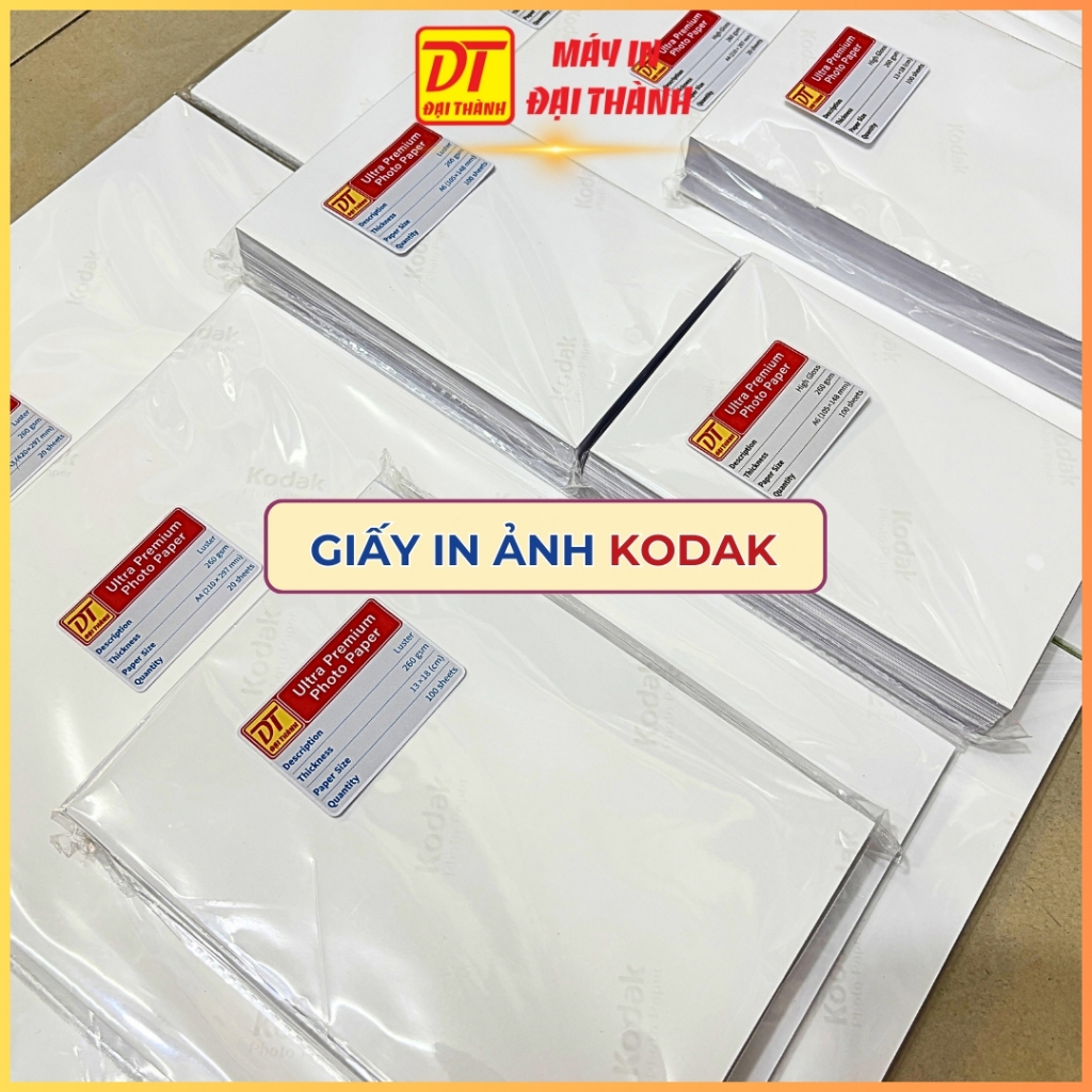 Giấy In Ảnh Kodak Không Hộp Chất Lượng Cao - Máy In Đại Thành