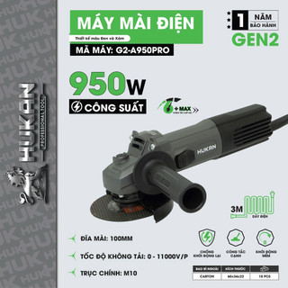  Máy mài góc HUKAN G2-A950PRO Công Suất 950w Công tắc cạnh 