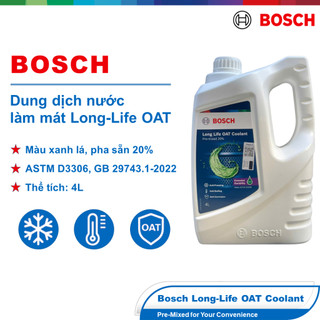 NƯỚC LÀM MÁT BOSCH LONG-LIFE OAT TIÊU CHUẨN, MÀU XANH LÁ