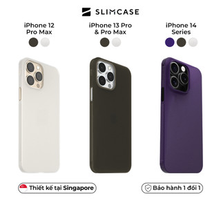  Ốp lưng iPhone 13 Pro   13 Pro Max & 14 Pro   14 Pro Max SLIMCASE PRO - Siêu mỏng chống bám bẩn chống trượt 