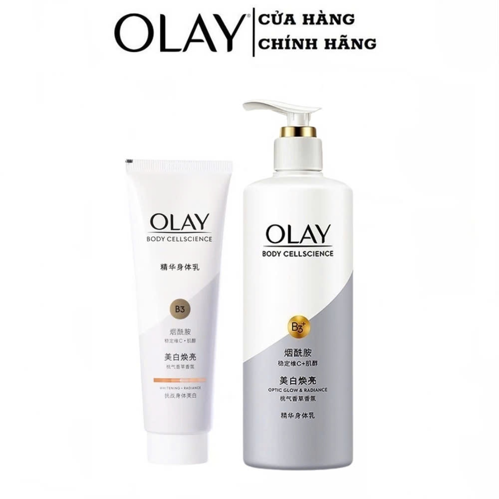Sữa Dưỡng Thể OLAY Body B3 Vitamin C Optic Glow Radiance - Dưỡng Thể Olay