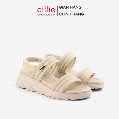 Giày Sandal Bánh Mì Nữ Dép Quai Hậu Cillie Có Lớp Đệm Chân Mềm Không Mỏi Chân Đế Chống Trơn