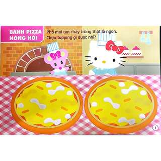 Sách dán hình Hello Kitty – Kitty mi nhon thích đồ ăn ngon (3–8 tuổi)