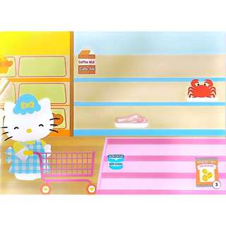 Sách dán hình Hello Kitty – Kitty mi nhon thích đồ ăn ngon (3–8 tuổi)