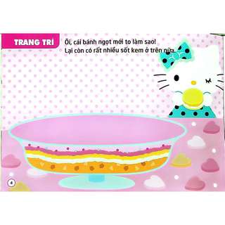 Sách dán hình Hello Kitty – Kitty mi nhon thích đồ ăn ngon (3–8 tuổi)