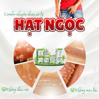   HẠT NGỌC  Combo Xử Lý Hạt Ngọc Mụn Li Ti Nam Giới An Nhiên Mộc & Bọt Kháng Khuẩn CARELIIZ   Che Tên   
