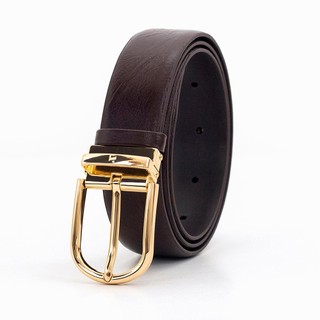 Thắt lưng khoá kim sang trọng MSKK35-10, chất da bò vân sần bền bỉ, bảo hành 36 tháng, Anh Tho Leather