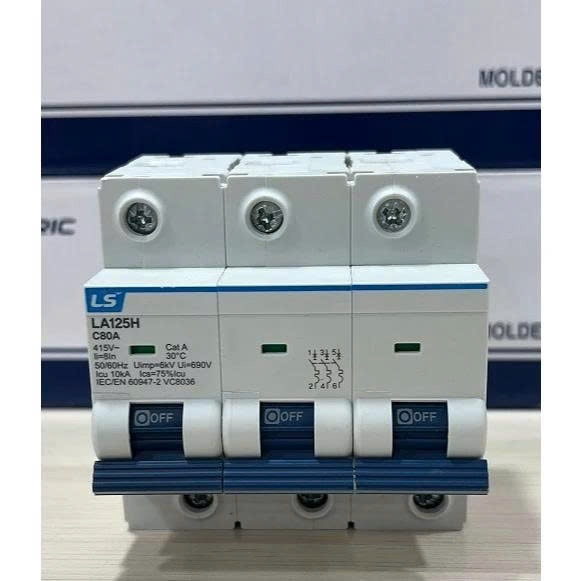 Cầu dao điện tự động (MCB) LS LA125H-3P-80A