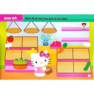 Sách - Hello Kitty - Kitty ham vui , mở tiệc thôi ! (3-8 tuổi) (tái bản)