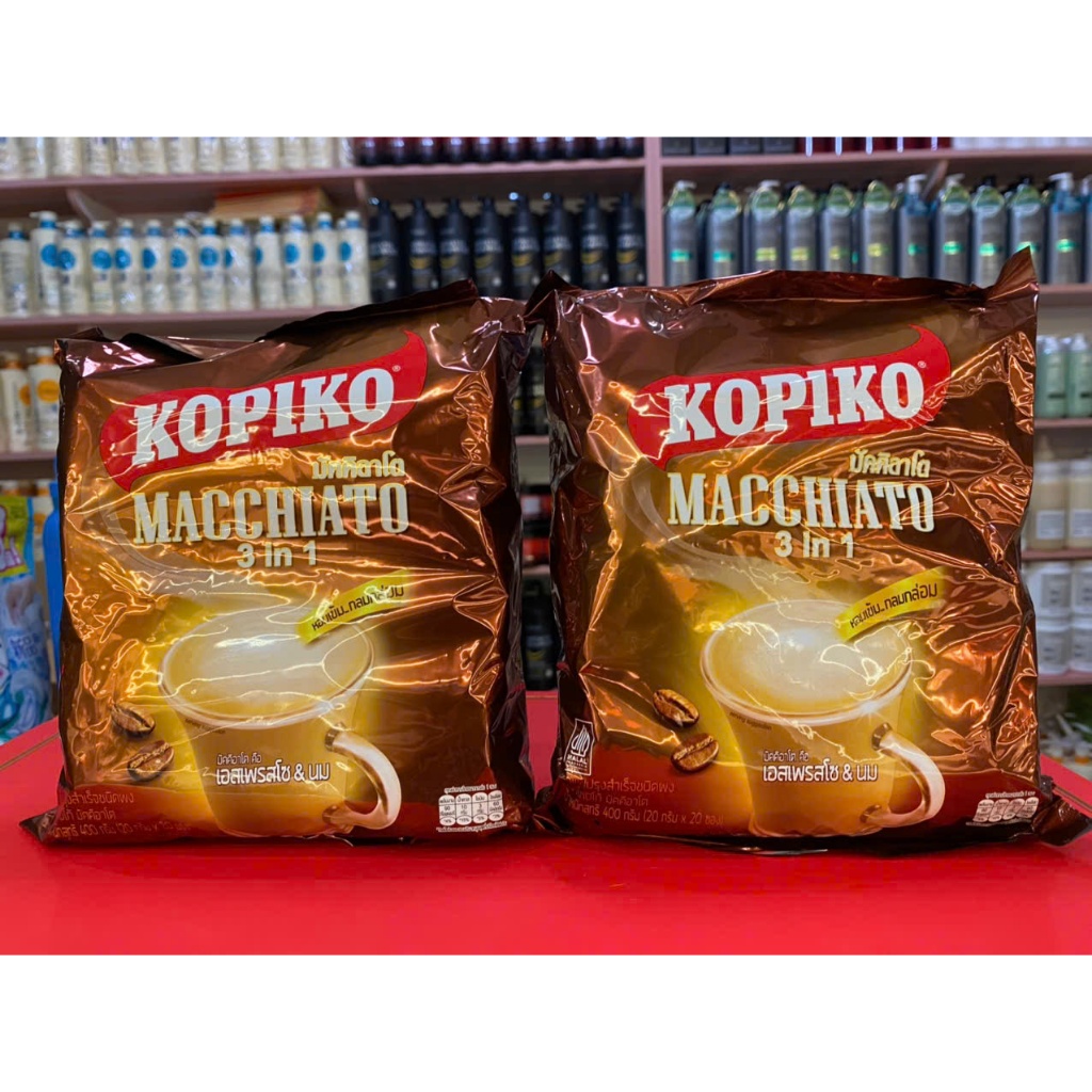 Cà Phê Hòa Tan Kopiko Macchiato 3 Trong 1 Từ indonesia