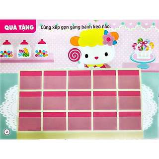 Sách dán hình Hello Kitty – Kitty mi nhon đến tiệm ăn ngon (3–8 tuổi)