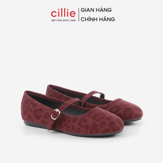 Cillie Giày Búp Bê Nữ Marry Jane Đế Bệt Êm Chân Mũi Tròn Hàng Ngày Hàng Việt Nam Cao Cấp BB14