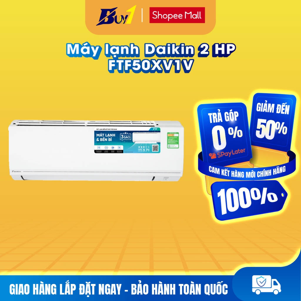 FTF50XV1V - Máy lạnh Daikin 2 HP FTF50XV1V - Hàng chính hãng