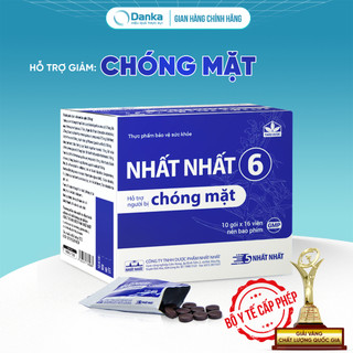  Viên Nén Nhất Nhất 6 - Dùng Tốt Cho Người Chóng Mặt Rối Loạn Tiền Đình  Tăng Cường Máu Lên Não 