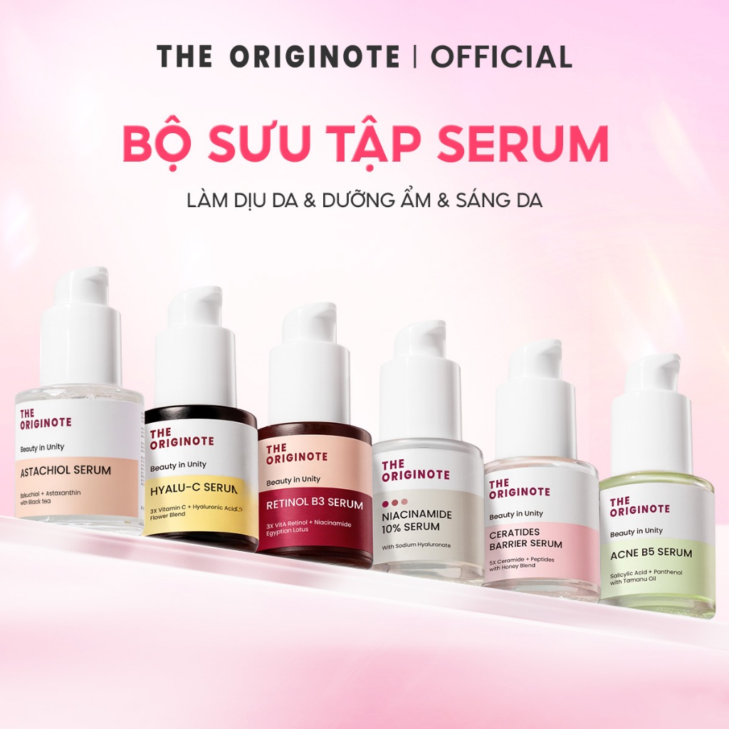  Serum The Originote Hỗ Trợ Giảm Mụn Và Làm Dịu Da Dưỡng Ẩm Sáng Da Với 2.5% Salicylic 20ml Tinh Chất 