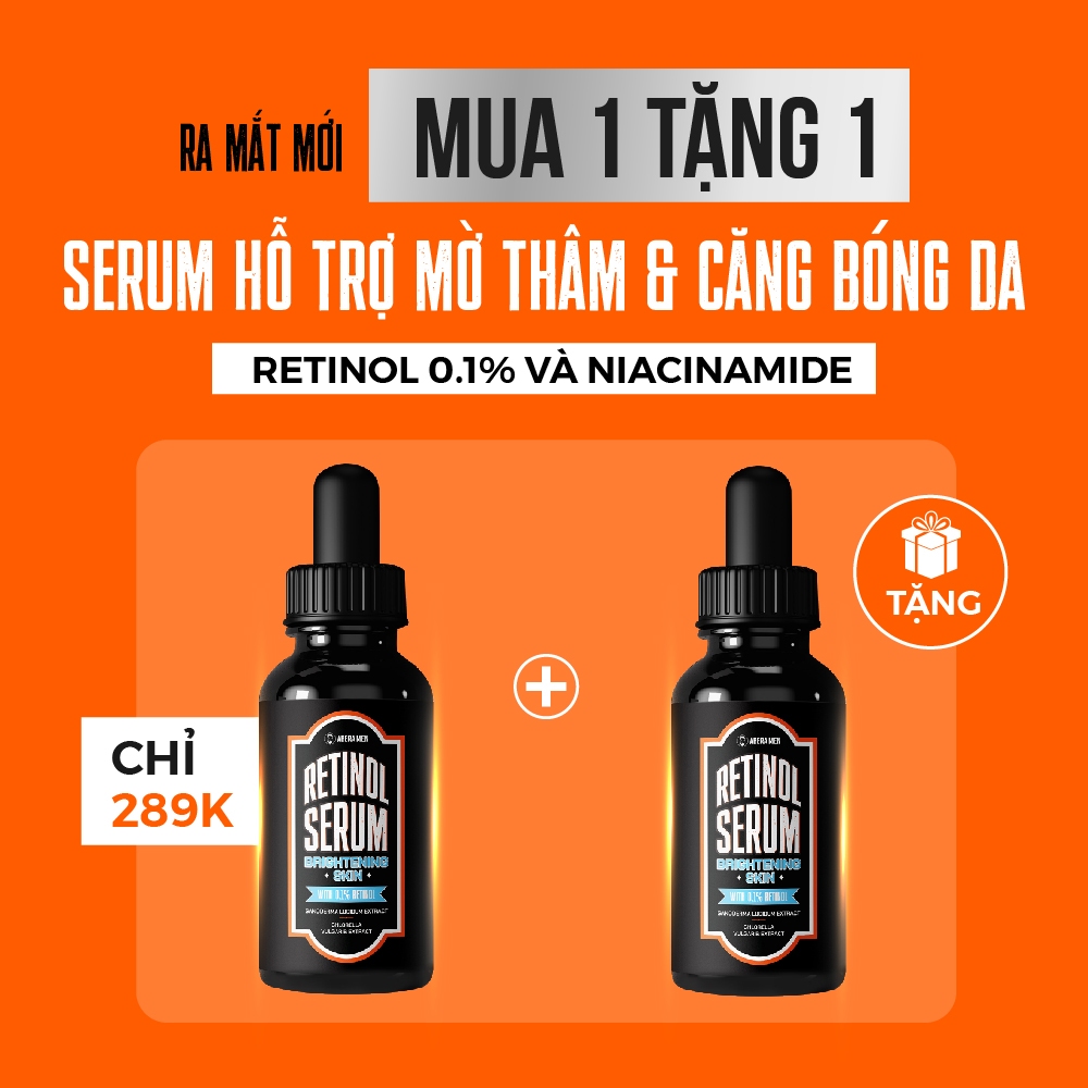 Serum Hỗ Trợ Dưỡng Trắng  Da -  Giảm Thâm Mụn - Căng Bóng Da Retinol Abera Men 30G