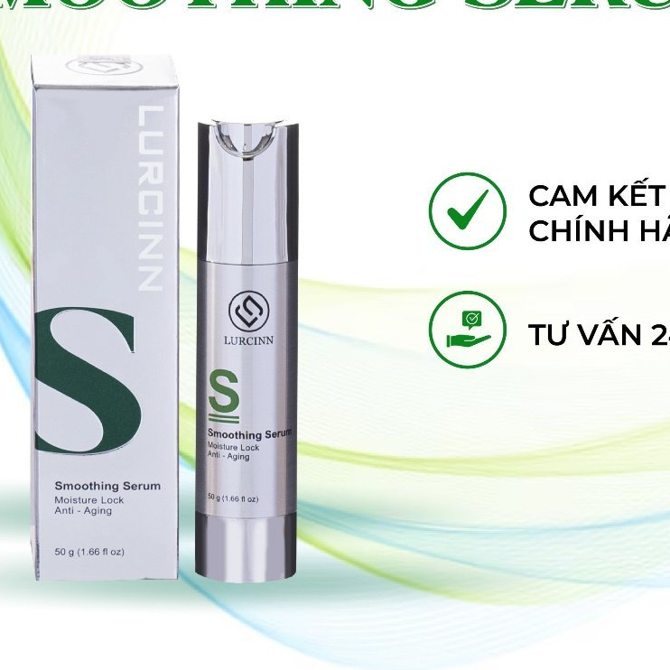 Nước Thần Khóa Ẩm Sâu 75h Lurcinn Smoothing Serum 50ml Dưỡng Ẩm, Khóa Ẩm, Cân Bằng PH Cho Da