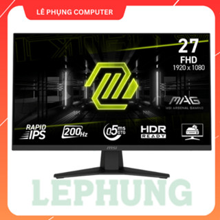  Màn Hình Gaming MSI MAG 274F  27 inch - IPS - FHD - 200Hz - Input HDMI   DP  0.5ms  - bảo hành 3 năm 