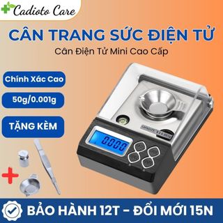 Cân Tiểu Ly Trang Sức Điện Tử 50g/0.001g Cadioto – Cân Vàng Bạc Dược Liệu Mini Chính Xác Cao
