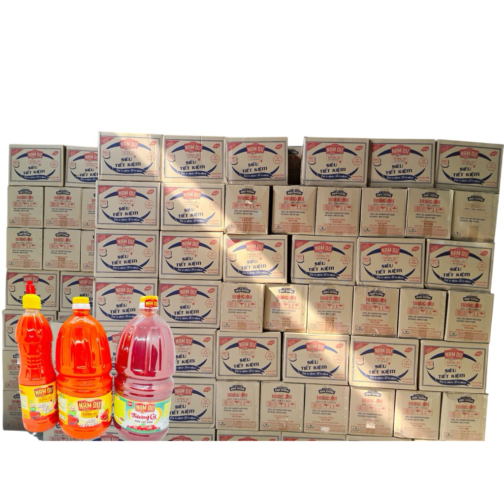 Thùng 6 chai tương ớt 2L/ 890g/ Tương Cà Nam Dư
