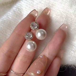 Hoa Tai Ngọc Cườm Tối Giản Sang Trọng BTDN01