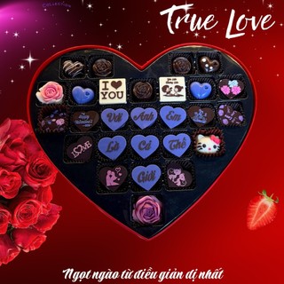 Socola valentine cao cấp Chocolate valentine 2026  (Viết chữ theo yêu cầu)
