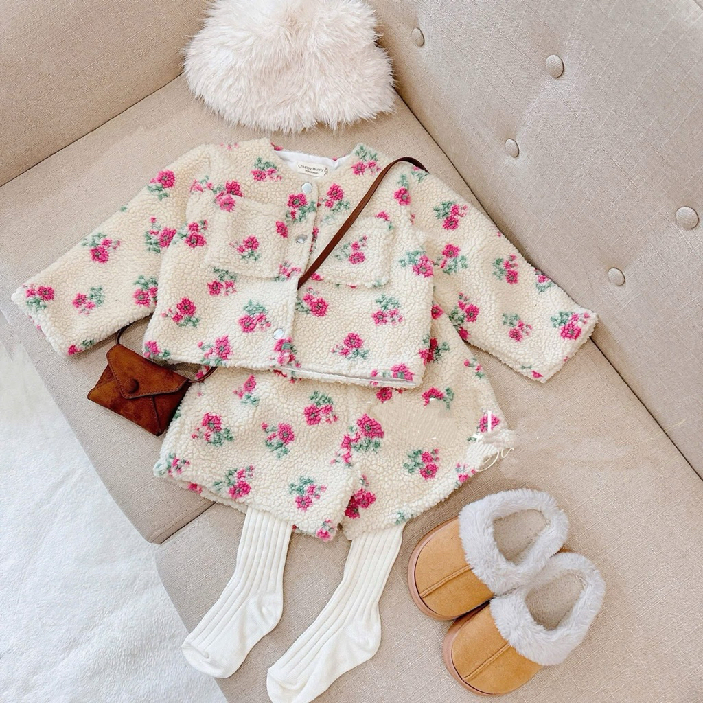 [Sẵn Ship] Set Bông Hoa Nhí Cover Babychou Cho Bé The Moo.n
