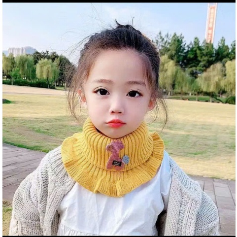 Khăn Quàng Cổ Cho Bé Mùa Đông 3-10 Tuổi Khăn Ống K61