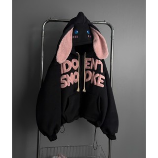  Áo Hoodie Tai Thỏ Cute Unisex Form Rộng Nỉ Bông Ấm – Hoodie Tai Dài Tai Thú Dễ Thương 