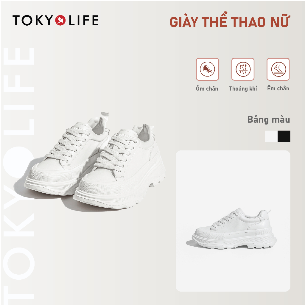 [SALE 50%] Giày thể thao nữ kháng khuẩn êm chân TOKYOLIFE 40000697