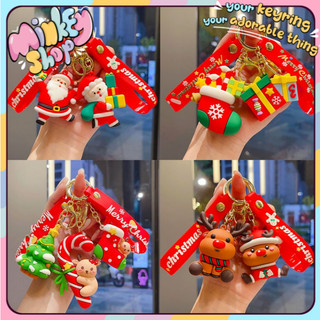  Móc khoá Giáng Sinh Ông già noel Cute Merry Christmas dễ thương Quà tặng phụ kiện dịp lễ -MINKEY 