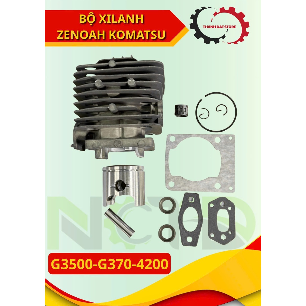 Bộ Nòng / Bộ Hơi / Bộ Xilanh Máy Cưa ZENOAH KOMATSU G3500-G370-4200