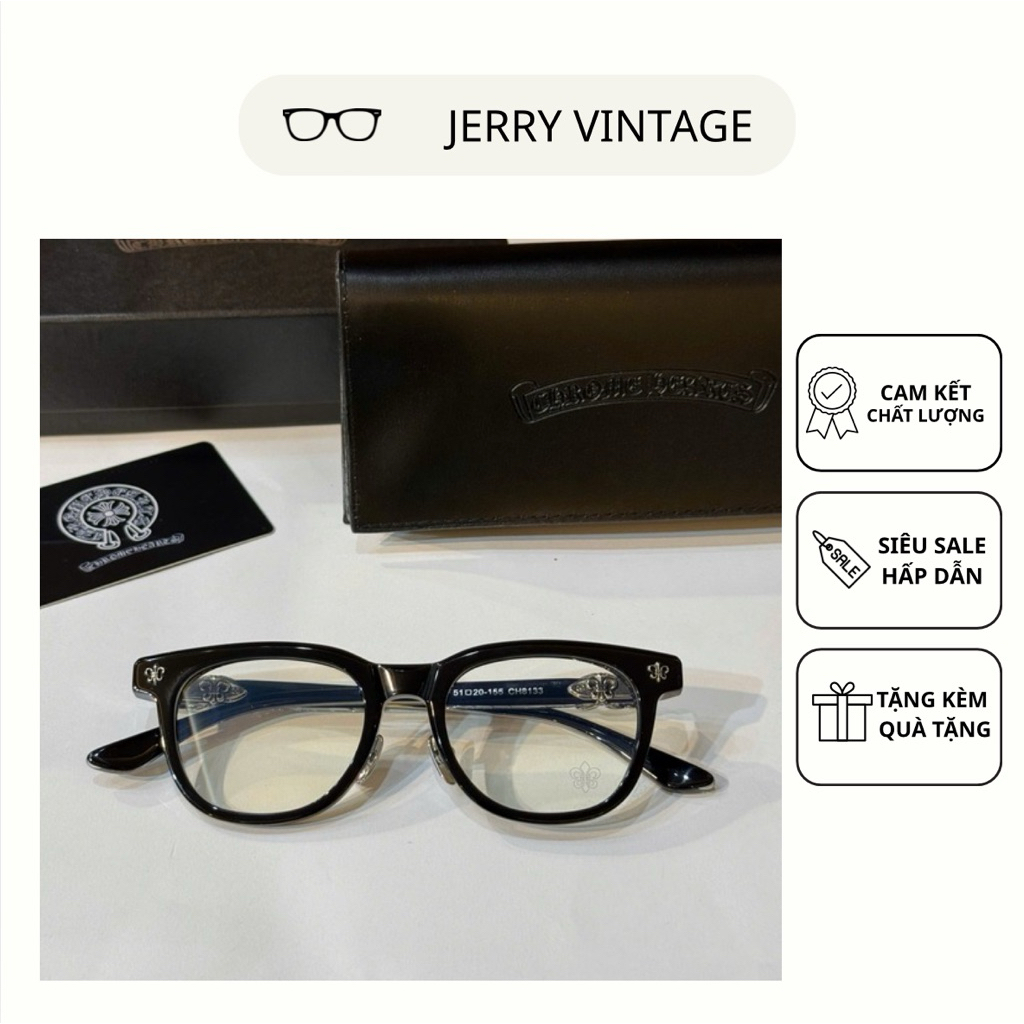Kính mắt thời trang Jerry CH8133 chống ánh sáng xanh Fullbox