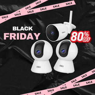 Camera WIFI IP DELI Xoay 360 Độ Đàm Thoại 2 Chiều Mắt Nhìn Hồng Ngoại Theo Dõi Phát Hiện Chuyển Động