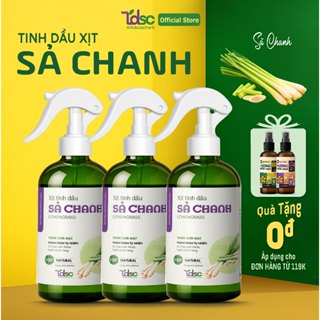 Chai Xịt Tinh Dầu Sả Chanh Nguyên Chất Thơm Phòng Đuổi Muỗi TINHDAUSACHANH 100/500ml Tinh Dầu Sả Xịt Phòng Khử Mùi