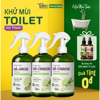 Chai Xịt Khử Mùi Diệt Khuẩn Làm Sạch Nhà Vệ Sinh TINHDAUSACHANH 100ml/500ml Tinh Dầu Xịt Thơm Bồn Cầu Nhà Tắm