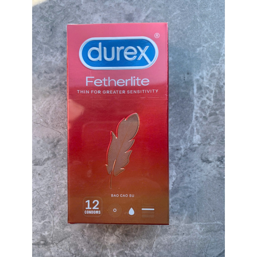 ( BAO GIÁ  TOÀN QUỐC ) Bao cao su Durex Fetherlite hộp 12 bao [ che tên sản phẩm khi giao tuyệt đối bí mật ]
