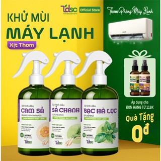 Chai Xịt Thơm Khử Mùi Thức Ăn Phòng Máy Lạnh Điều Hòa TINHDAUSACHANH 100ml/500ml Tinh Dầu Xịt Khử Mùi Ẩm Mốc Hiệu Quả
