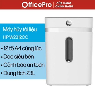 Máy hủy tài liệu HP W2312CC (Hủy sợi/ 12 Tờ/lần/ A4/A5)