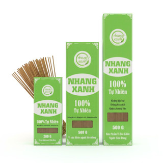  Nhang xanh Trầm Hương Phổ thông - Nhang trầm sạch tự nhiên làm từ gỗ cây dó bầu mùi thơm nhẹ nhàng 