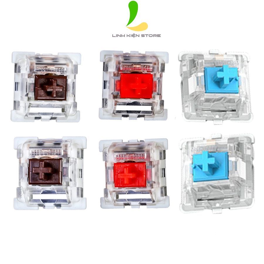 Combo Switch 3 Pin Giá Rẻ - Switch Bàn Phím Cơ Blue Switch / Red Switch / Brown Switch