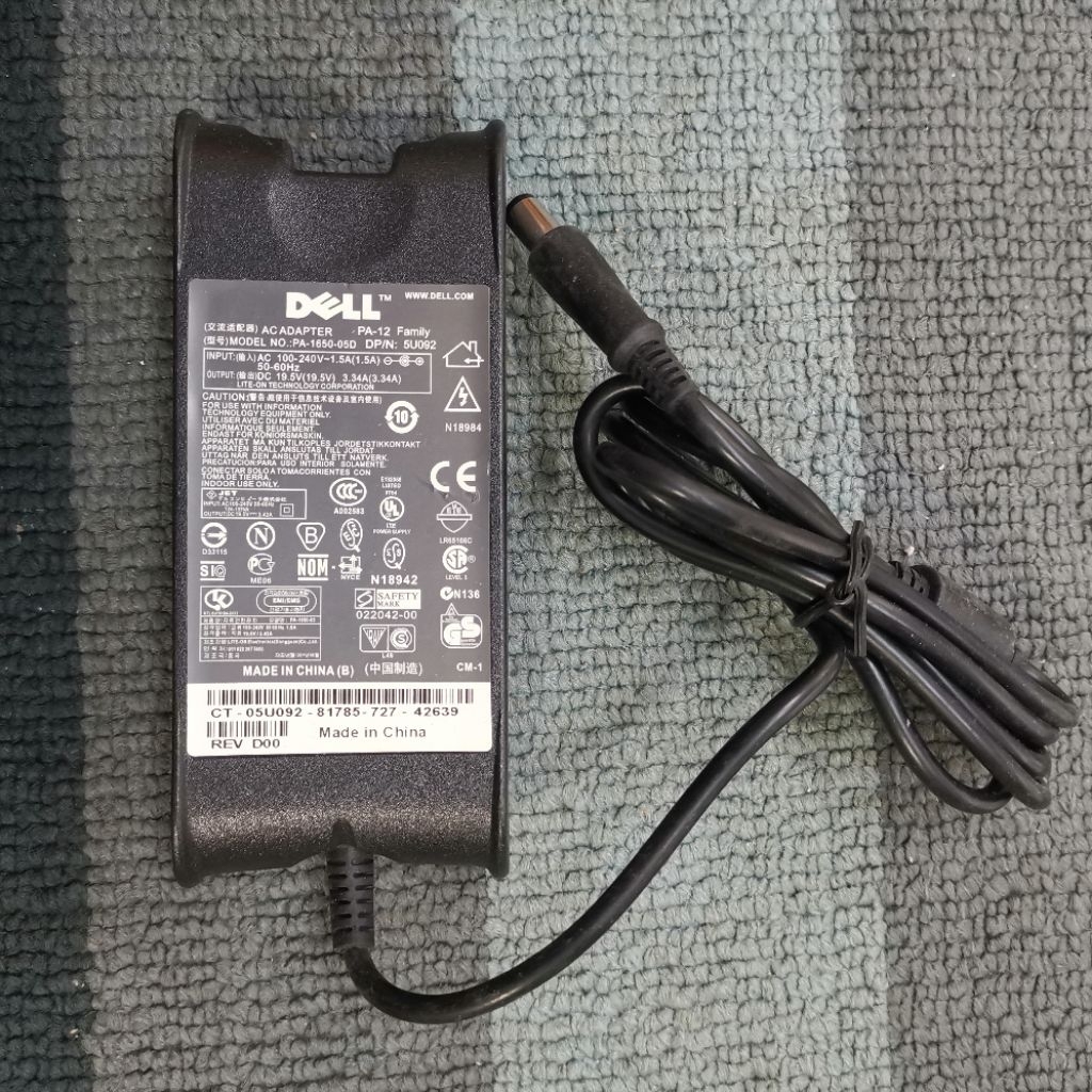 Sạc Laptop Dell PA-12 Chính Hãng – 19.5V 3.34A