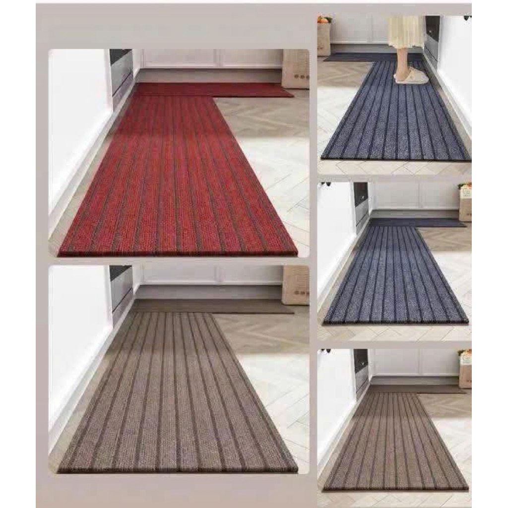 SET 2 THẢM BẾP NỈ KẺ SỌC – ĐẸP CHUẨN NHÀ XINH