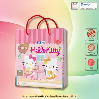 Sách - Dán hình STICKER Hello Kitty (3-8 tuổi)(sách bản quyền)