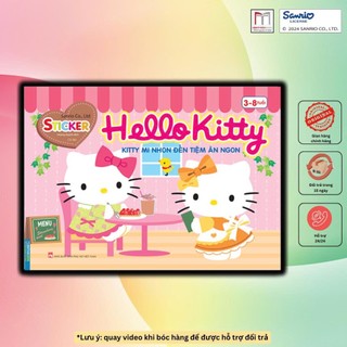 Sách - Dán hình STICKER Hello Kitty (3-8 tuổi)(sách bản quyền)