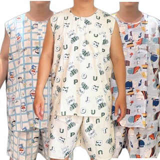 Bộ Lanh Sát Nách Bé Trai 100-120kg 🥗[𝐊𝐇𝐎̂𝐍𝐆 𝐍𝐇𝐀̆𝐍, 𝐊𝐇𝐎̂𝐍𝐆 𝐓𝐄́𝐓, 𝐊𝐇𝐎̂𝐍𝐆 𝐑𝐔́𝐓]🥗  Nụ Nọng Kids