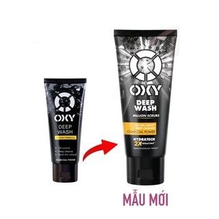 Sữa rửa mặt có hạt sạch sâu oxy deep wash 100g