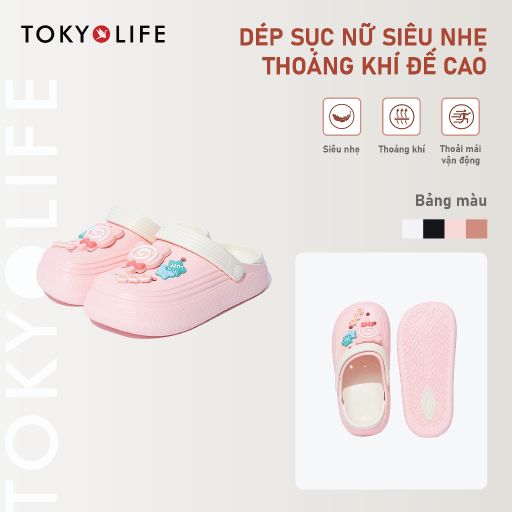 Dép sục NỮ siêu nhẹ thoáng khí TOKYOLIFE 40004700